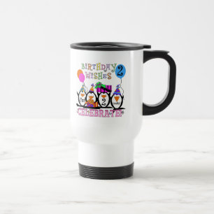 Mug De Voyage T-shirts et cadeaux Silly Penguins 2e anniversaire