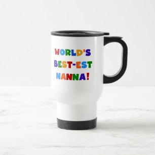 Mug De Voyage T-shirts lumineux de Meilleur-est Nanna de