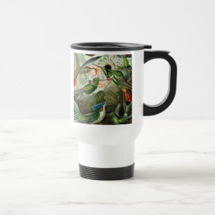 Mug De Voyage tableau classique de la faune des oiseaux colibris