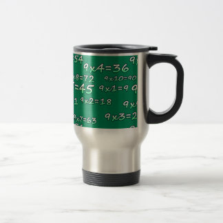 MUG DE VOYAGE TABLEAU DES 9 - 9 TIMES TABLE - GREEN - VERT