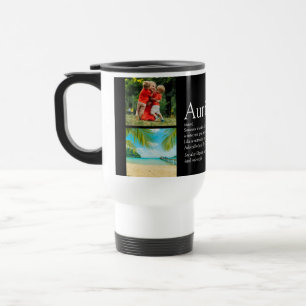 Mug De Voyage Tante Marraine Définition Collage Photo Moderne