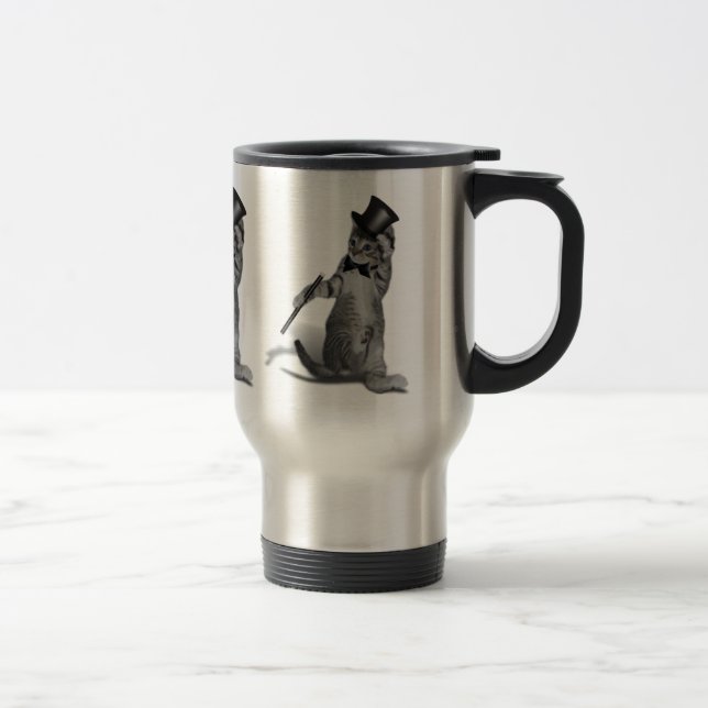 Mug De Voyage Tap Chat de danse (Droit)