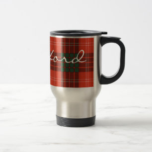 Mug De Voyage Tartan d'écossais de Crawford