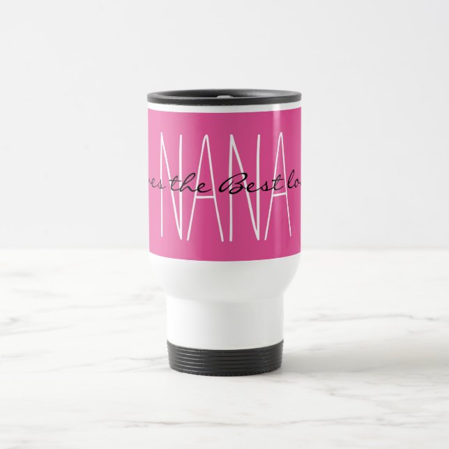 Mug De Voyage tasse-rose chic. Nanas donnent le meilleur amour (Centre)