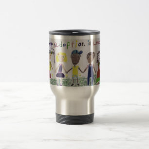 Mug De Voyage Tasse/tasse de voyage - l'adoption est amour
