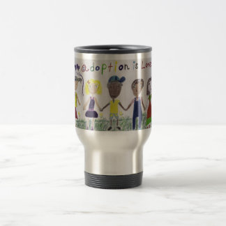 Mug De Voyage Tasse/tasse de voyage - l'adoption est amour