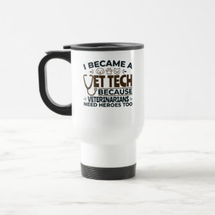 Mug De Voyage Technicien Vétérinaire Parce que les Vétérinaires
