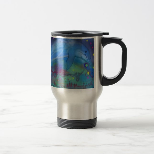 Mug De Voyage Tellement longtemps et mercis de tous les poissons (Droit)