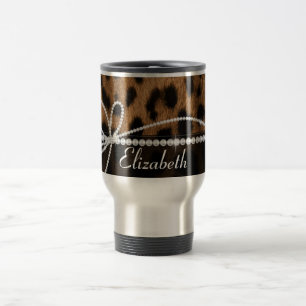 Mug De Voyage Tendance chic ceinturon brun noir leopard