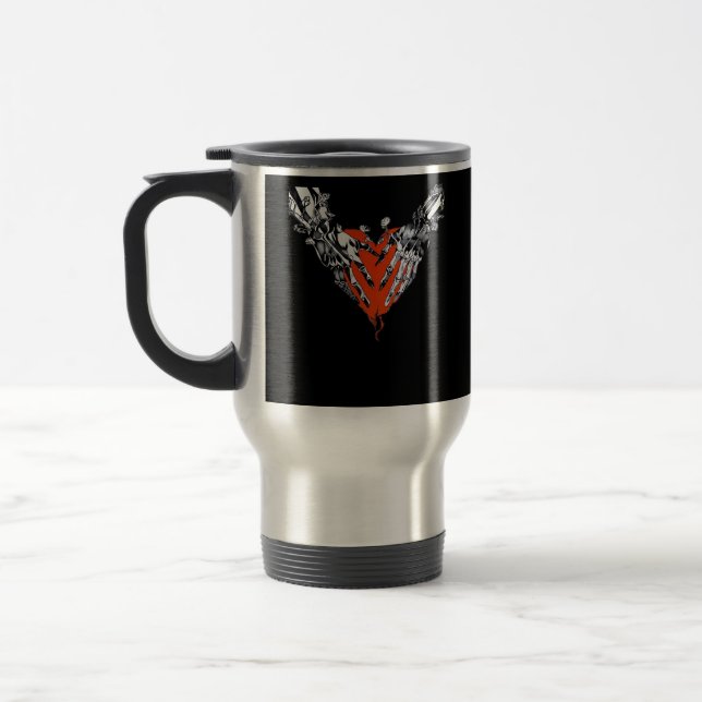 Mug De Voyage Tenir le coeur classique (Gauche)