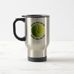 Mug De Voyage Tennis Personnalisé avec Texte Personnalisé de Pet