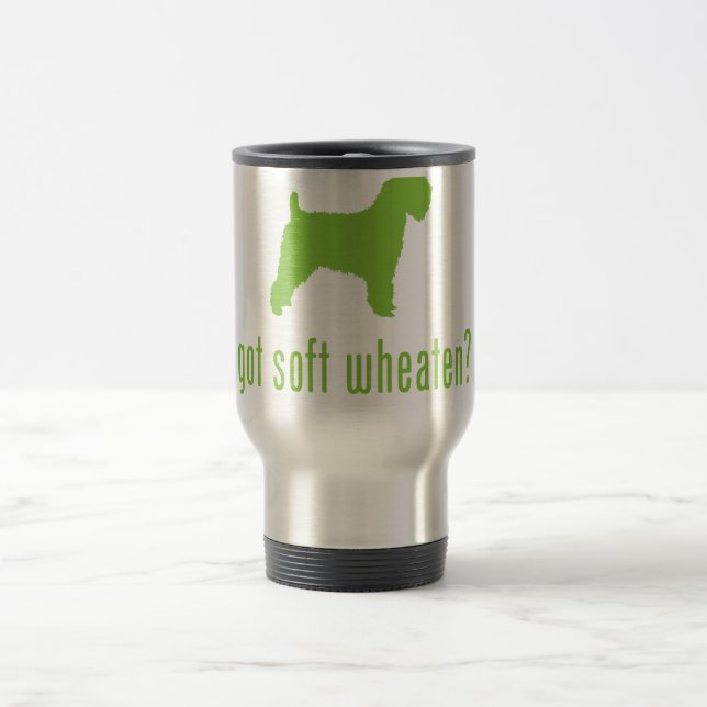 Mug De Voyage Terrier blond comme les blés doucement enduit (Centre)