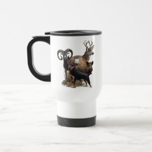 Mug De Voyage Terrier de chasse allemand, Le Jagdterrier, Art