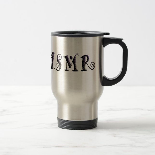 Mug De Voyage Texte ASMR 3D (Droit)