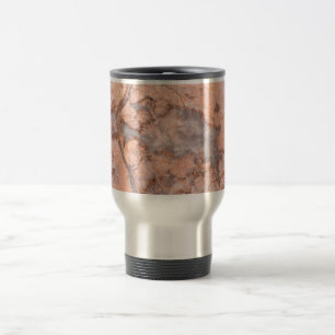 Mug De Voyage Texture de pierre de marbre tendance et cool