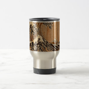 Mug De Voyage The Great Hokusai Wave Bamboo