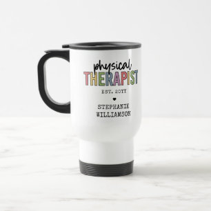 Mug De Voyage Thérapeute physique sur mesure PT Diplômes
