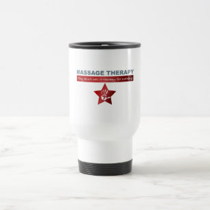 Mug De Voyage Thérapie de massage en rouge rubis