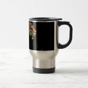 Mug De Voyage Tigre approchant - Oeuvres d'art d'animaux sauvage