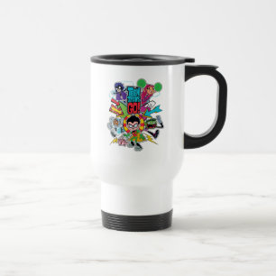 Mug De Voyage Titans Ados, allez !   Graphique Flèche d'équipe