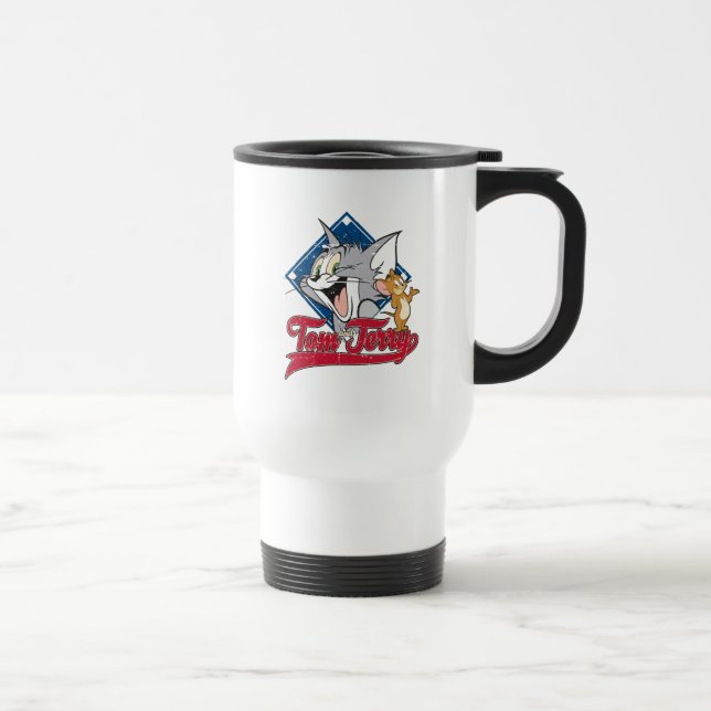 Mug De Voyage Tom Et Jerry | Tom Et Jerry Sur Diamant De Basebal (Droite)
