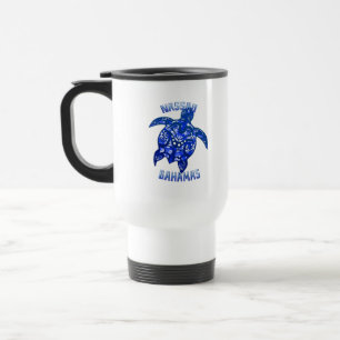 Mug De Voyage Tortue Tribale de Vacances à Nassau Bahamas