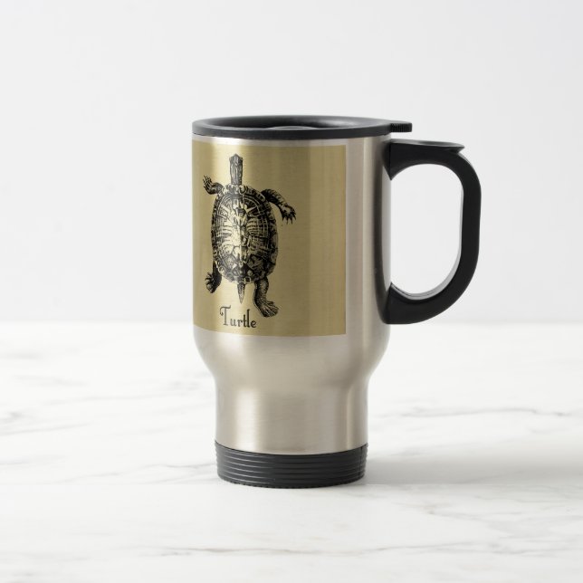Mug De Voyage TORTUE vintage (Droit)