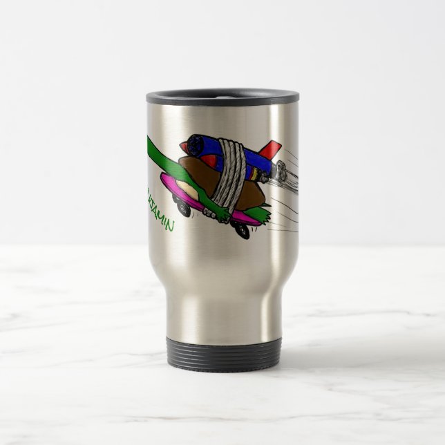 Mug De Voyage Tortue volante (Centre)