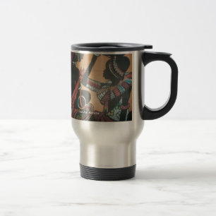 Mug De Voyage Tradition et culture Masaï Design Motif d'art