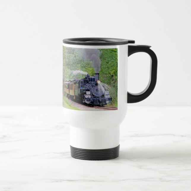 Mug De Voyage Train à vapeur ferroviaire pour Trainspotspotters  (Droite)