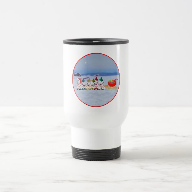 Mug De Voyage Traîneau de Noël (Centre)