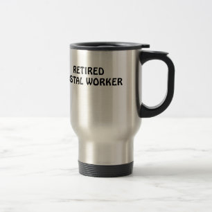 Mug De Voyage Travailleur postal retraité