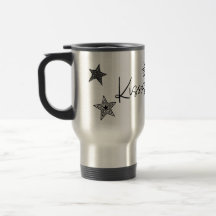 Travel Mug. Aluminum. KtK. Stars