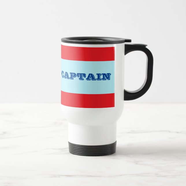 Mug De Voyage Travel MugW de capitaine (Droite)