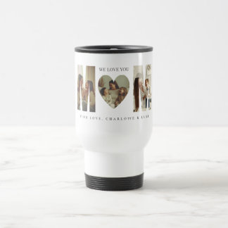 Mug De Voyage Trendy Personalized Photo WE LOVE YOU Mom Travel