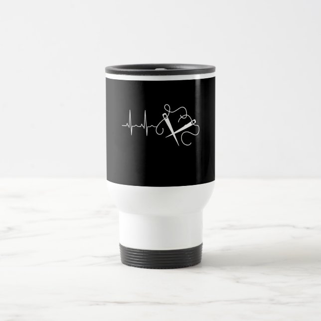 Mug De Voyage Tricot - Tricot aiguilles (Centre)