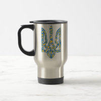trident de l'emblème national ukrainien tryzub eth