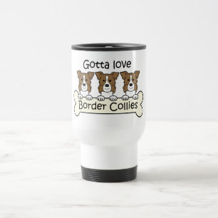 Mug De Voyage Trois colleys de frontière