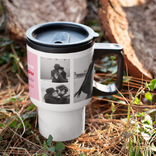 Mug De Voyage Trois photos de collection   Colorful Love You Val