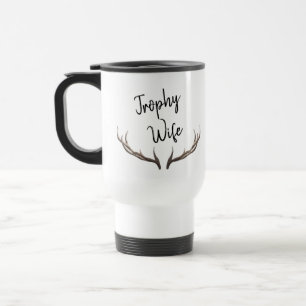 Mug De Voyage Trophée Femme Horns fun