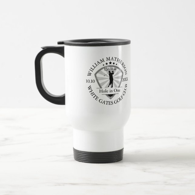 Mug De Voyage Trou classique en un Golf élégant personnalisé (Gauche)