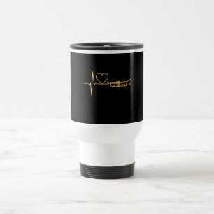 Mug De Voyage Trumpet - Trumpet Hearbeat cadeau