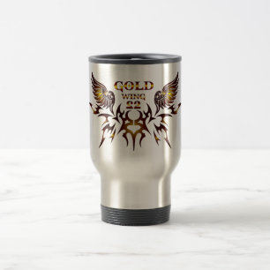 Mug De Voyage Tumbler Gold Wing-2