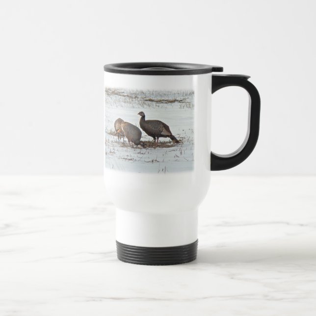 Mug De Voyage Turquie sauvage en terrain neigeux (Droite)