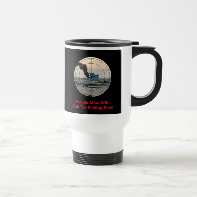 Mug De Voyage U-29 - Arrêter la mine de galets (Droite)