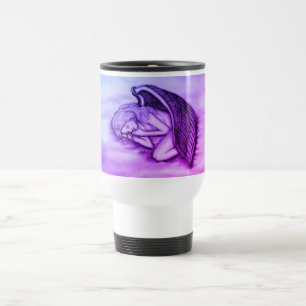 Mug De Voyage Un Ange endormi sur les nuages des cieux
