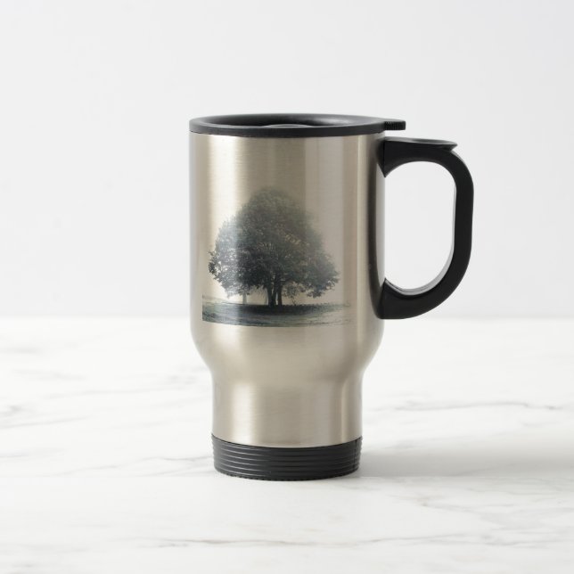Mug De Voyage Un arbre dans le brouillard (Droit)