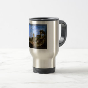 Mug De Voyage Un Capriccio du Forum Romain par Giovanni Pannini