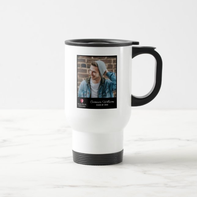 Mug De Voyage Université Stony Brook | Mot-symbole (Droite)