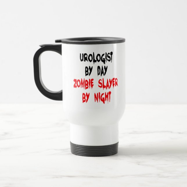 Mug De Voyage Urologiste Zombie Slayer plaisanter (Gauche)